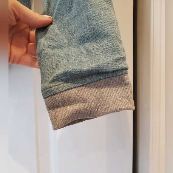 HUDSON| Boys denim jacket, with sweatshirt hood| size 10-12 - Picture 3 of 11